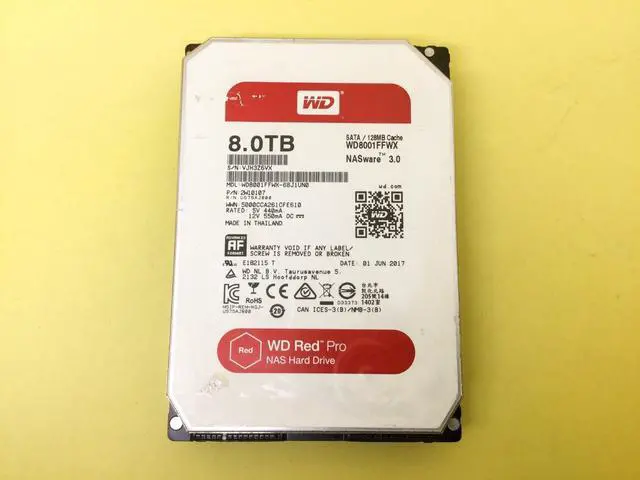 Alt view image 2 of 3 - WD 8TB 7200 RPM SATA 6Gb/s 128MB 3.5'' HDD WD8001FFWX