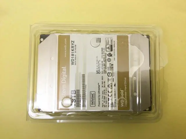 Alt view image 2 of 3 - WD Gold 18TB 7200 RPM SATA 6Gb/s 512MB 3.5" Enterprise HDD WD181KRYZ