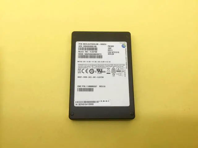 Alt view image 2 of 5 - (NOT FOR HOME PC!) SAMSUNG PM1633 EMC 3.84TB SAS 12Gb/s 2.5'' ENT SSD MZ-ILS3T80