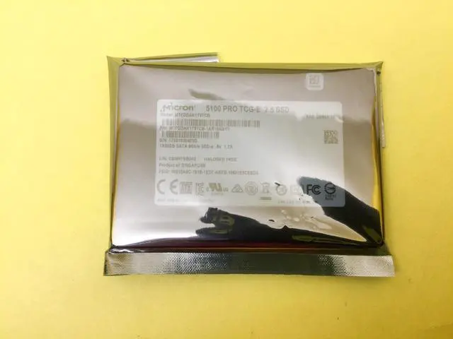 Alt view image 3 of 3 - Micron 5100 PRO Series 1.92TB SATA 6Gb/s 2.5in SSD MTFDDAK1T9TCB