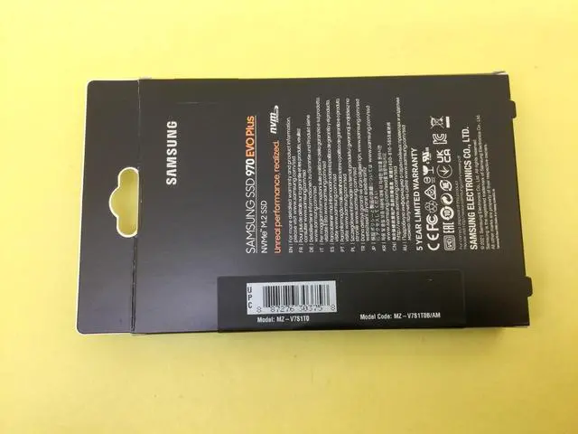 Alt view image 2 of 6 - Samsung 970 EVO Plus 1TB M.2 PCIe NVMe Internal SSD MZ-V7S1T0B/AM Sealed