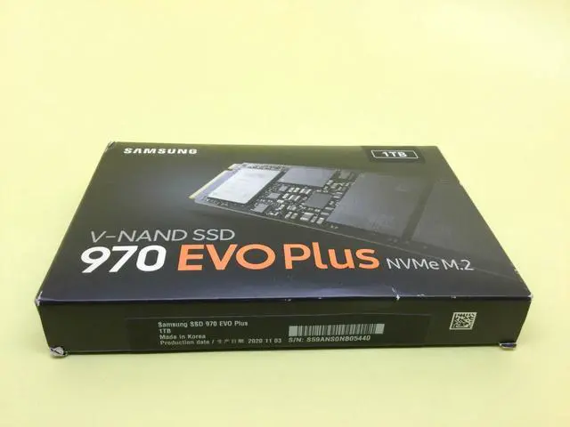 Alt view image 6 of 6 - Samsung 970 EVO Plus 1TB M.2 PCIe NVMe Internal SSD MZ-V7S1T0B/AM Sealed