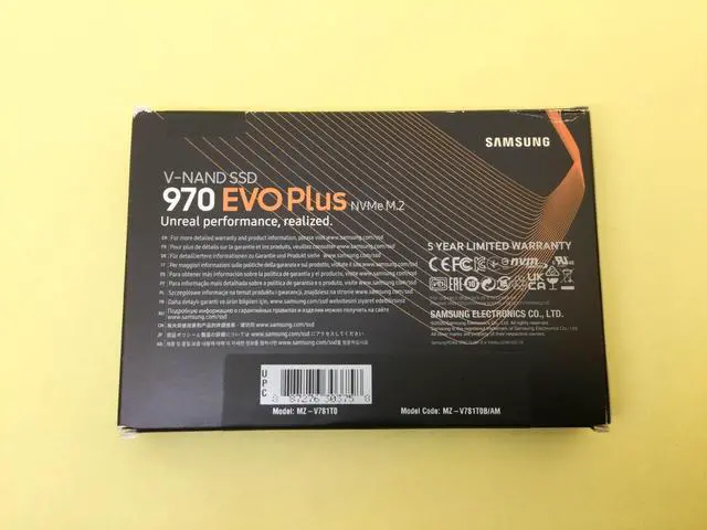 Alt view image 5 of 6 - Samsung 970 EVO Plus 1TB M.2 PCIe NVMe Internal SSD MZ-V7S1T0B/AM Sealed