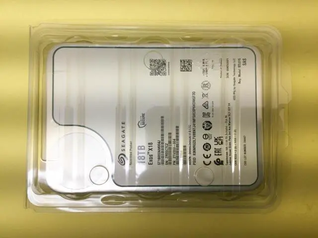Alt view image 2 of 2 - (NOT FOR HOME PC!) Seagate Exos X18 18TB 7200 RPM SAS 12Gb/s 3.5" Enterprise HDD ST18000NM004J