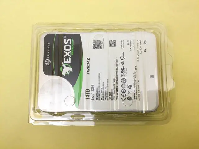 Alt view image 2 of 3 - (NOT FOR HOME PC!) Seagate Exos 2X14 14TB 7.2K SAS 12Gbps MACH.2 3.5in 4Kn HDD ST14000NM0001