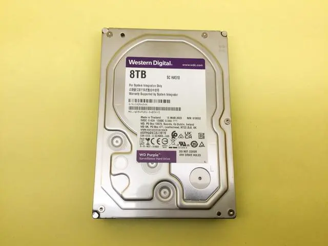 Main image of Western Digital Purple 8TB 5400RPM SATA 6Gb/s 3.5in Surveillance HDD WD84PURU