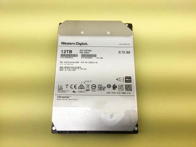 Main image of (NOT FOR HOME PC!) WD HGST DC HC520 12TB 7.2K SAS 12Gb/s 3.5" 4Kn HDD HUH721212AL4200