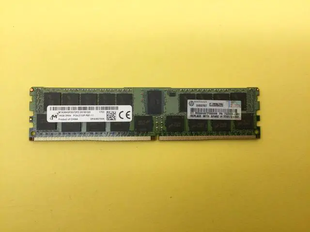 Main image of 752369-081 HP 16GB (1X16GB) 2RX4 PC4-2133P DDR4 Server Memory 726719-B21