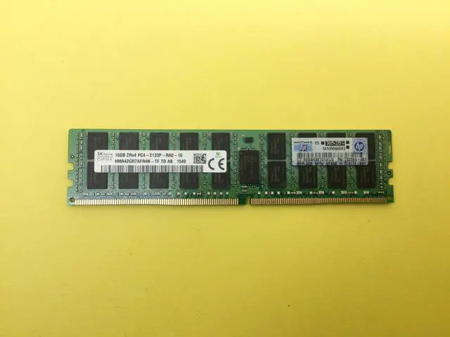 Alt view image 2 of 5 - 752369-081 HP 16GB (1X16GB) 2RX4 PC4-2133P DDR4 Server Memory 726719-B21