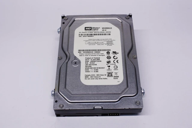 Alt view image 5 of 5 - WESTERN DIGITAL WD3200AVJS-63B6AO WESTERN 320GB, SATA