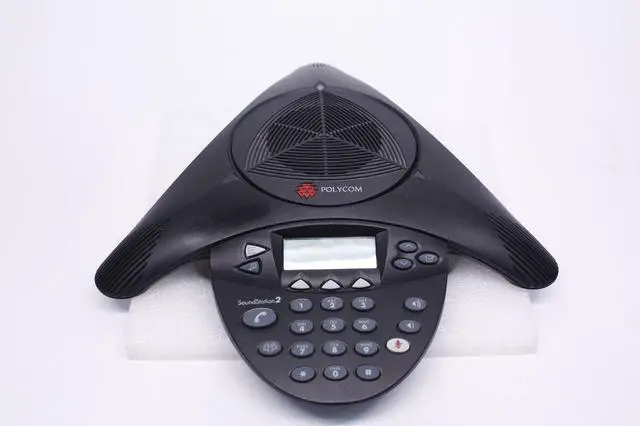 Alt view image 4 of 7 - POLYCOM SOUNDSTATION 2 PHONE B474450 2201-16200-601 + 2201-16020-601