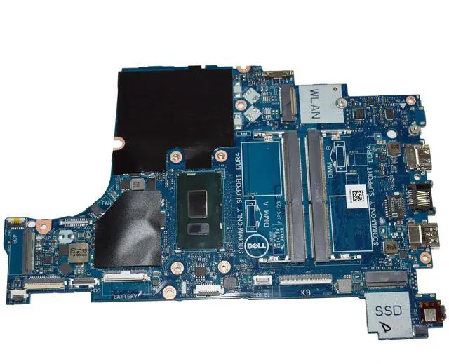 Alt view image 3 of 6 - Dell Latitude 3490 3590 Motherboard i5-8250U 1.6GHz Quad-Core CPU LA-F116P 8M4FC