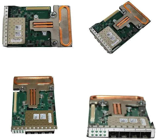 Main image of Dell Emulex OneConnect Quad-Port 10Gbps SFP RNDC Network Daughter Card D6T93