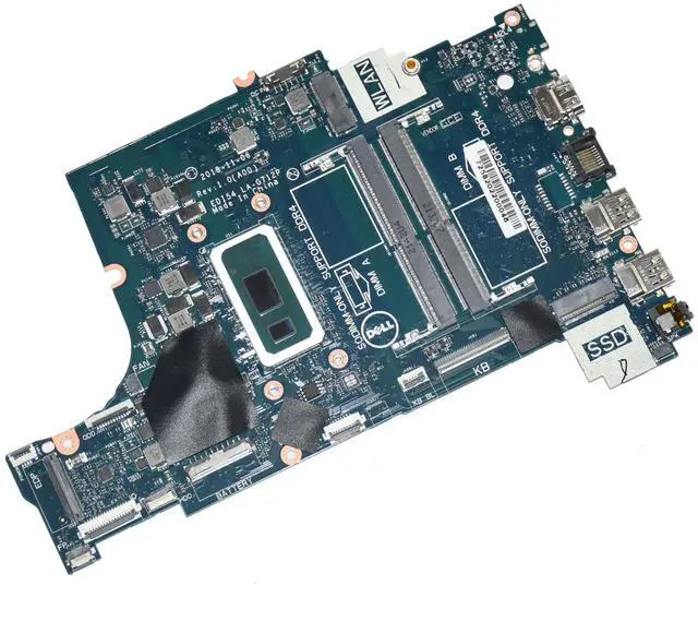 Alt view image 4 of 7 - Dell Inspiron 3580 3780 Motherboard i5-8265U 1.6GHz Quad-Core LA-G712P VFMW4