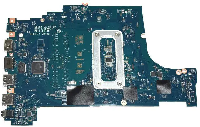 Alt view image 5 of 7 - Dell Inspiron 3580 3780 Motherboard i5-8265U 1.6GHz Quad-Core LA-G712P VFMW4