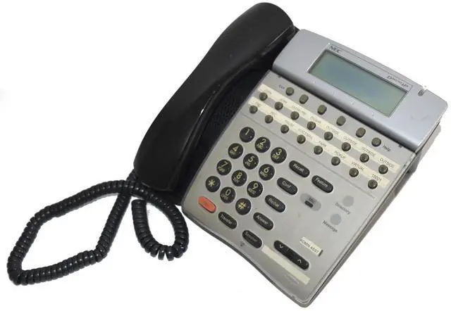 Alt view image 4 of 7 - NEC ITR 16D-1 Black IP Display Phone 16-Line Speakerphone w/ LCD & Headset Jack