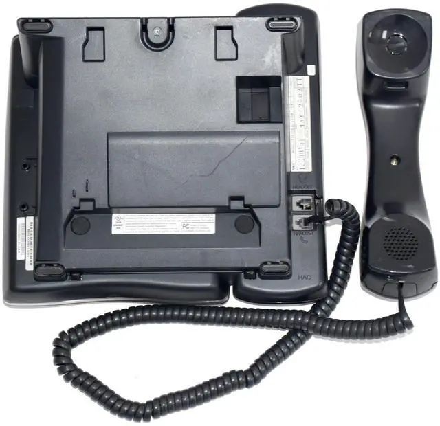 Alt view image 6 of 7 - NEC ITR 16D-1 Black IP Display Phone 16-Line Speakerphone w/ LCD & Headset Jack