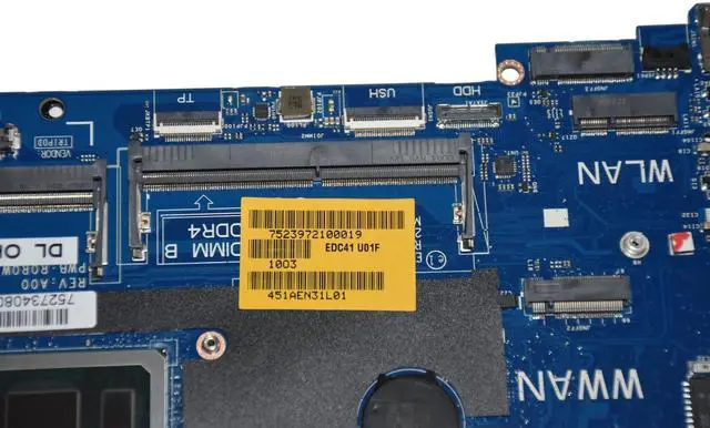 Alt view image 6 of 6 - Dell Latitude 5400 Motherboard Core i5-8365U 1.6GHz EDC41 LA-G892P 5T75M