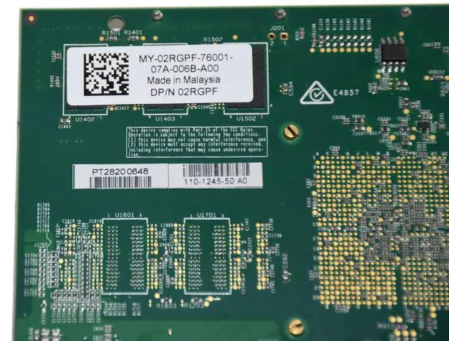 Alt view image 7 of 7 - Dell Chelsio T540-BT Quad-Port 10GbE RJ45 PCIe Low Profile Network Adapter 2RGPF