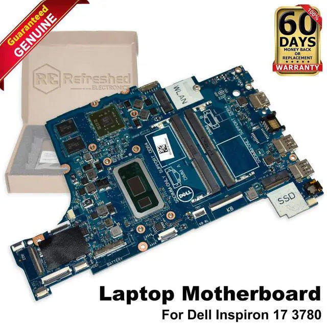 Main image of Dell Inspiron 17 3780 Motherboard i7-8565U 4-Core AMD Radeon 520 LA-G711P WTTRR