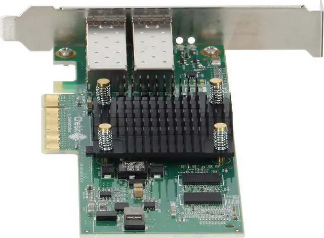 Alt view image 4 of 5 - Dell Chelsio T520-CR 2-Ports 10Gb/s SFP+ PCIe 3.0 FH Network Adapter CNA PDHV4