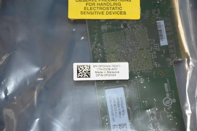 Alt view image 5 of 5 - Dell Chelsio T520-CR 2-Ports 10Gb/s SFP+ PCIe 3.0 FH Network Adapter CNA PDHV4