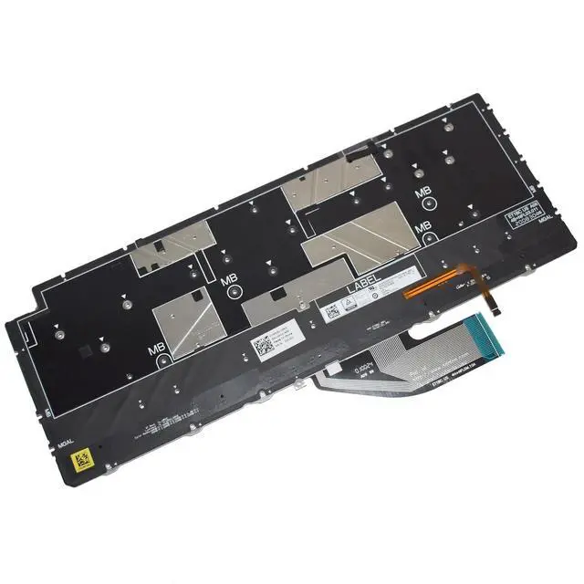 Alt view image 4 of 7 - Dell XPS 9310 7390 2-in-1 White Backlit US Keyboard QWERTY English VKJ01 XD3H3