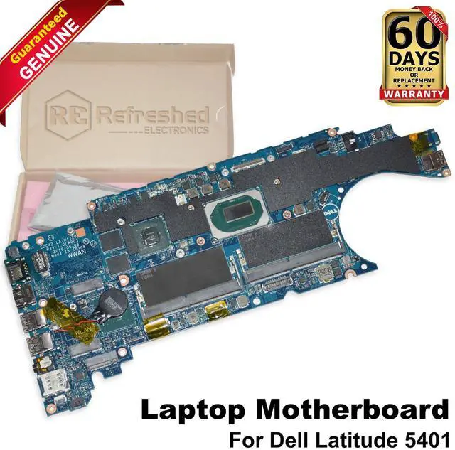 Main image of Dell Latitude 5401 Motherboard i5-9400H CPU Nvidia MX150 2GB GPU LA-H172P 4TXRT