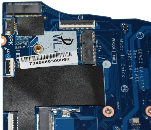 Alt view image 6 of 6 - Dell Inspiron 15 3510 Motherboard Celeron N4020 1.10 GHz 2-Cores LA-L244P NCXC4