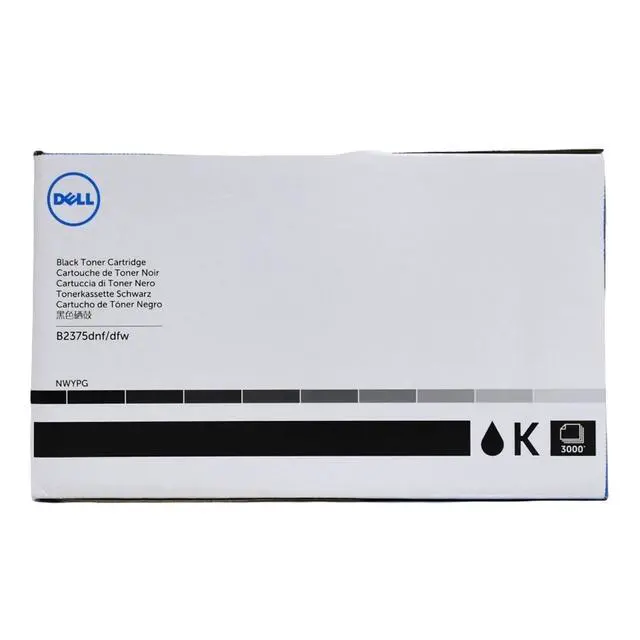 Alt view image 3 of 4 - Dell Black 3000-Page Toner Cartridge B2375dnf B2375dfw Laser Printer NWYPG N2XPF