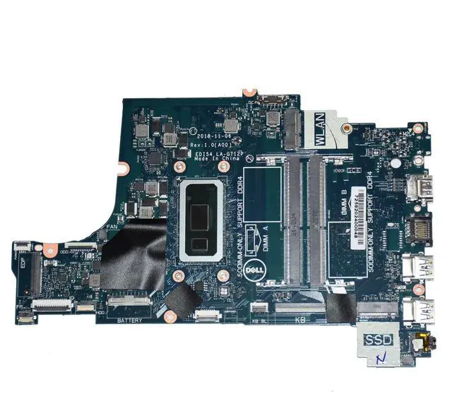 Main image of Dell Inspiron 3580 3780 Motherboard Pentium 5405U 2.3GHz DDR4 C75M5 LA-G712P