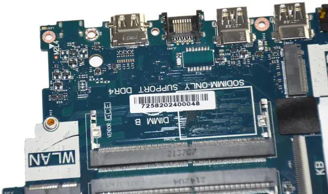 Alt view image 6 of 6 - Dell Inspiron 3580 3780 Motherboard Pentium 5405U 2.3GHz DDR4 C75M5 LA-G712P