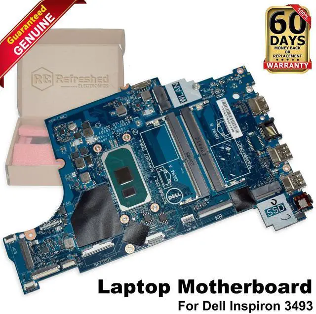 Main image of Dell Inspiron 3501 3493 3593 Laptop Motherboard i3-1005G1 1.20GHz LA-J081P TW31C