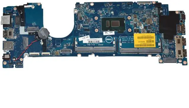 Alt view image 3 of 7 - Dell Latitude 7490 Motherboard i7-8650U 1.9GHz Quad-Core DAZ40 LA-F321P PP44F