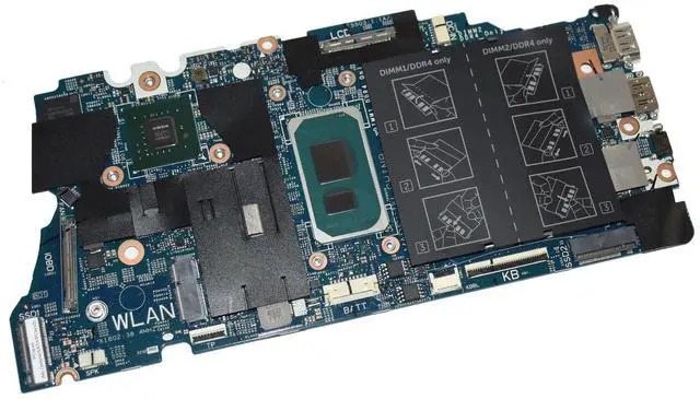 Alt view image 4 of 6 - Dell Vostro 5402 5502 Laptop Motherboard i7-1165G7 2.8GHz Nvidia MX330 2GB MTYV1