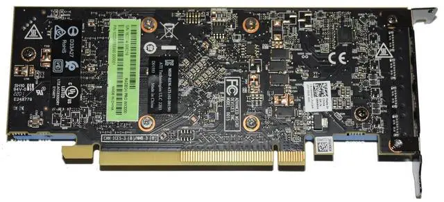 Alt view image 5 of 7 - Dell AMD RADEON Pro WX 3200 4GB GDDR5 PCI Express 3.0 x16 Graphic Card R99GK