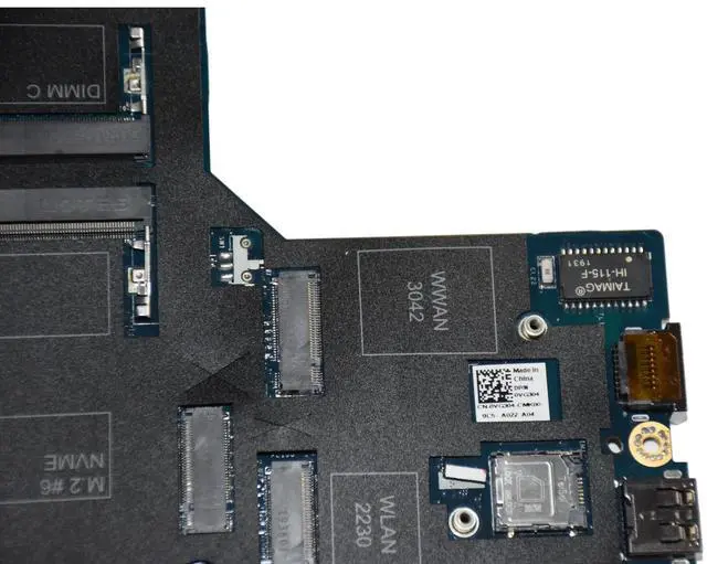 Alt view image 7 of 7 - Dell Precision 7740 Motherboard i9-9980H Octa-Core 2.4GHz CPU LA-H281P VG304