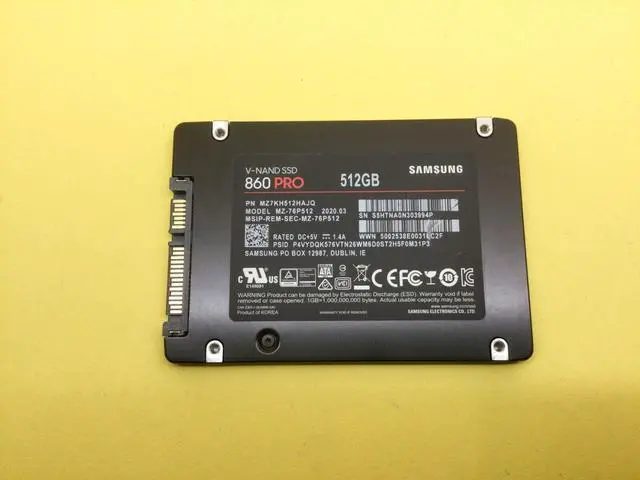 Alt view image 2 of 4 - MZ-76P512 Samsung 860 PRO Series 512GB 2.5'' V-NAND SATA Solid State Drive