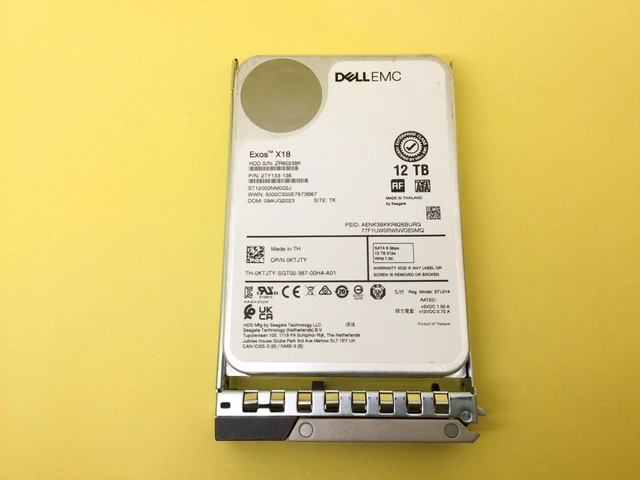 Main image of KTJTY DELL EMC 12TB 7.2K SATA 6Gb/s 3.5in 512e HDD 0KTJTY ST12000NM002J - OEM