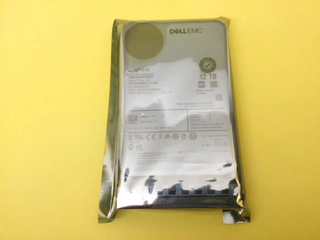 Alt view image 3 of 3 - KTJTY DELL EMC 12TB 7.2K SATA 6Gb/s 3.5in 512e HDD 0KTJTY ST12000NM002J - OEM