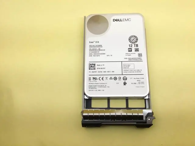 Main image of 8JYD7 DELL EMC 12TB 7.2K SATA 6Gb/s 3.5in 512e HDD 08JYD7 ST12000NM0128