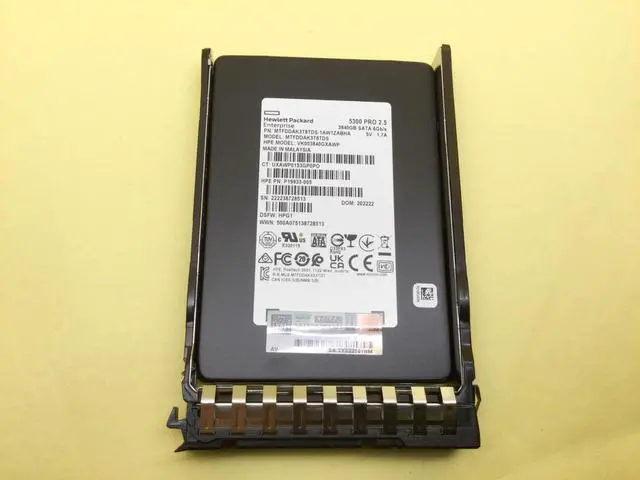 Alt view image 5 of 7 - P40500-B21 HPE 3.84TB SATA 6G READ INTENSIVE SFF BC MV SSD P41525-001