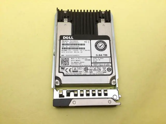 Main image of (NOT FOR HOME PC!) M09K5 Dell 3.84TB SAS 12Gb/s Read Intensive 2.5'' SSD 0M09K5 PX04SRB384 Gen14