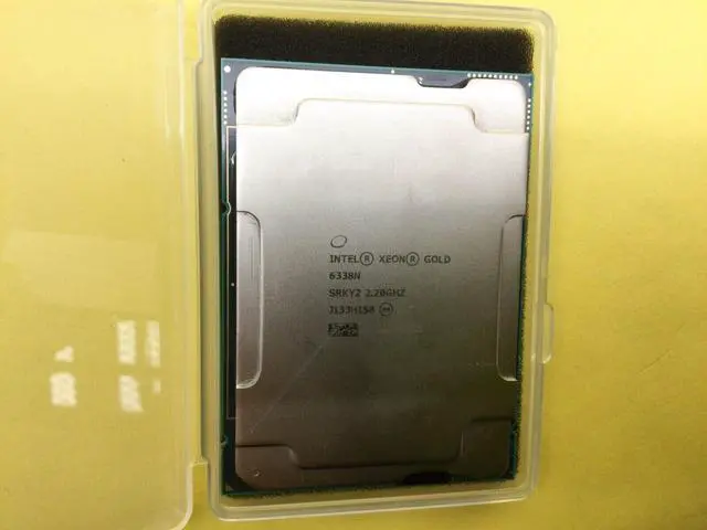 Alt view image 3 of 5 - SRKY2 Intel Xeon Gold 6338N 32-Core 2.2GHZ 48MB L3 Cache Processor SRKHH