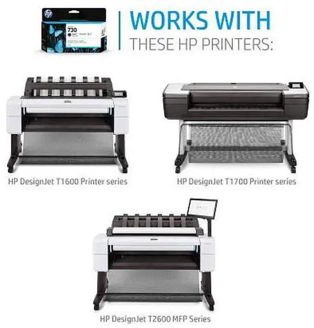 Alt view image 4 of 4 - HP 730 300-ml Matte Black DesignJet Ink Cartridge, P2V71A