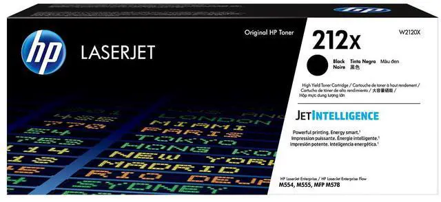 Main image of HP 212X High Yield Black Original LaserJet Toner Cartridge, ~13,000 pages,