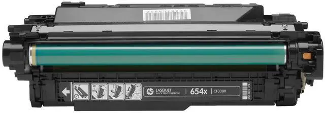 Main image of HP 654X High Yield Black Original LaserJet Toner Cartridge, ~20,500 pages,