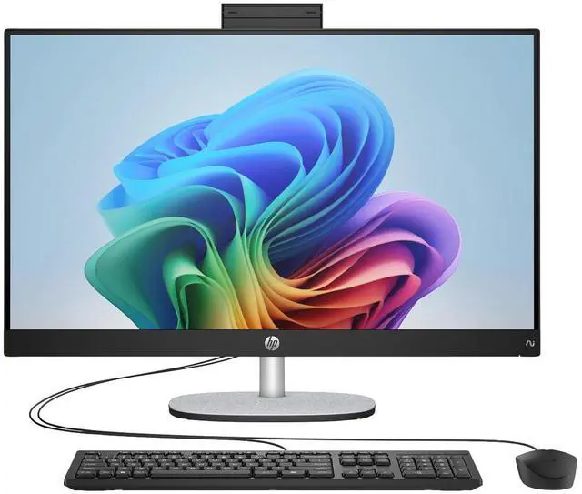Main image of HP Essential All-in-One Computer 27" FHD AMD Ryzen AI 7, 16 GB;512 GB SSD