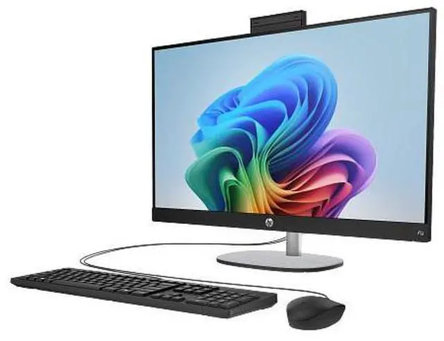 Alt view image 2 of 4 - HP Essential All-in-One Computer 27" FHD AMD Ryzen AI 7, 16 GB;512 GB SSD