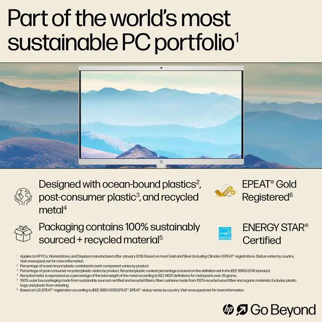 Alt view image 7 of 7 - HP Essential All-in-One Computer 21.45" FHD Intel N-series, 8 GB; 512 GB SSD